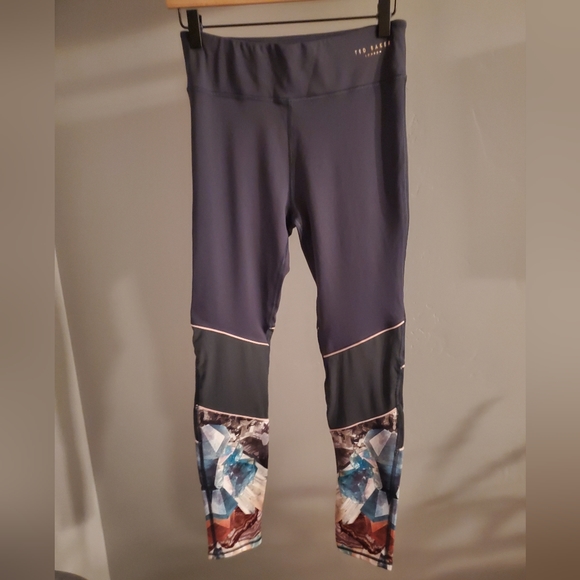 TED BAKER Teira Palace Mesh Panel Leggings - Small - Picture 4 of 11